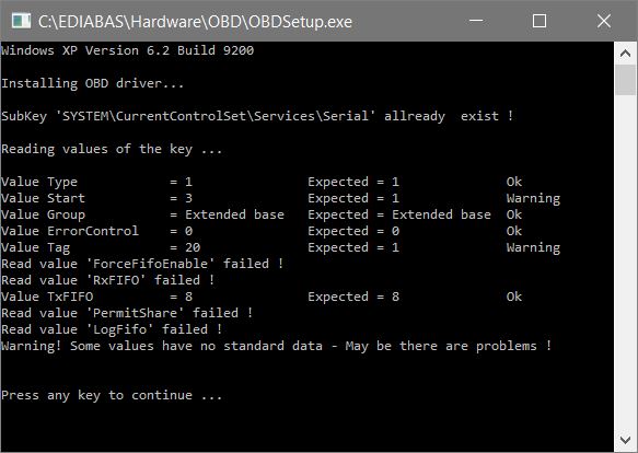 BMW OBD Setup Error Screen.JPG